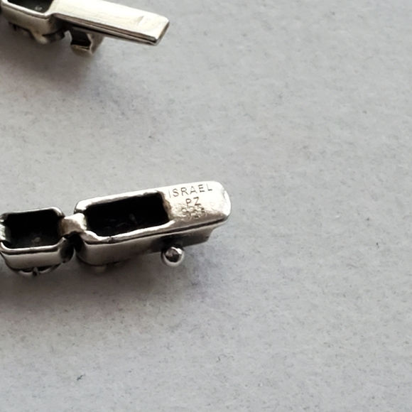 PZ Sterling Rose Link Bracelet - Picture 12 of 16